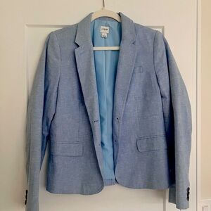 J Crew baby blue blazer